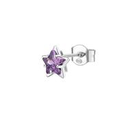 BROSWAY FANCY ORECCHINO SINGOLO CON ZIRCONI IN ARGENTO 925 FMP95 MAGIC PURPLE