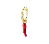 Brosway Orecchino Singolo Donna In Acciaio Con Simbolo Cornetto, Orecchino Singolo Donna Collezione Chakra - BHKE138