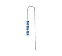 Brosway Orecchino singolo lungo in argento con zirconi Fancy FFB13