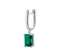 Brosway Orecchino Singolo Donna, Orecchino Pendente in Argento e Life Green | Collezione FANCY - FLG07