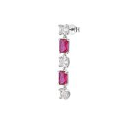 BROSWAY FANCY ORECCHINO SINGOLO CON ZIRCONI IN ARGENTO 925 FPR19 PASSION RUBY
