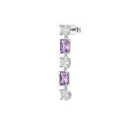 Brosway Orecchino singolo FANCY FMP27 in argento 925 pendente con zirconi – Magic Purple