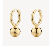 BROSWAY PERFECT ORECCHINI A CERCHIO CON PENDENTE SFERA IN ACCIAIO BPC65 (4801)