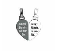 BROSWAY TRES JOLIE PENDENDE CUORI A META' BTJMLE03