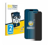 brotect 2 Pezzi Pellicola Privacy per Apple iPhone 16 [Anti-Spy, Pellicola Protettiva Chiara, Blue Light Filter]