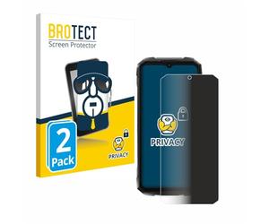 brotect 2 Pezzi Pellicola Privacy per Hotwav Hyper 7 Pro [Anti-Spy, Pellicola Protettiva Chiara, Blue Light Filter]