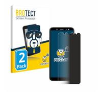 brotect 2 Pezzi Pellicola Privacy per Samsung Galaxy A6 2018 [Anti-Spy, Pellicola Protettiva Chiara, Blue Light Filter]