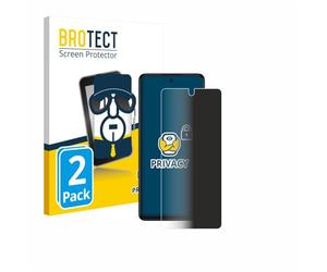 brotect 2 Pezzi Pellicola Privacy per TCL 50 Pro NXTPaper 5G [Anti-Spy, Pellicola Protettiva Chiara, Blue Light Filter]