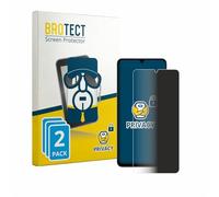 brotect 2 Pezzi Pellicola Privacy per ZTE Blade A76 [Anti-Spy, Pellicola Protettiva Chiara, Blue Light Filter]