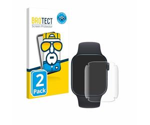 brotect Pellicola Copertura Completa per Apple Watch Series 8/9 2 Pezzi - Full-Cover 3D Curvo