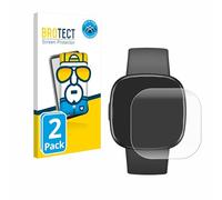 brotect Pellicola Copertura Completa per Fitbit Sense 2 (2 Pezzi) Full-Cover 3D Curvo