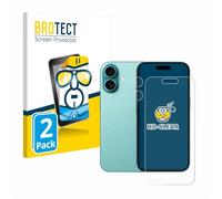 brotect Pellicola Protettiva per Apple iPhone 16 (Fronte+Fotocamera) Protezione Schermo (2 Pezzi) [Trasparente, Anti-Impronte]