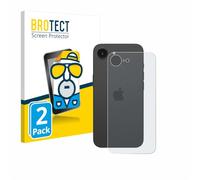 BROTECT Pellicola Protettiva per Apple iPhone 16e | (Posteriore) 2 Pezzi Opaca Protezione Schermo Made in Germany Anti-Riflesso Anti-Impronte Proteggi Schermo