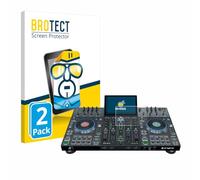 brotect Pellicola Protettiva per Denon DJ Prime 4+ | 2 Pezzi Chiara Protezione Schermo Made in Germany Trasparente Anti-Impronte