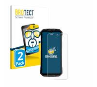 brotect Pellicola Protettiva per Doogee S100 | 2 Pezzi Chiara Protezione Schermo Made in Germany Trasparente Anti-Impronte