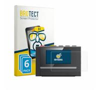 brotect Pellicola Protettiva per FiiO SnowSky Echo Mini | 6 Pezzi Chiara Protezione Schermo Made in Germany Trasparente Anti-Impronte