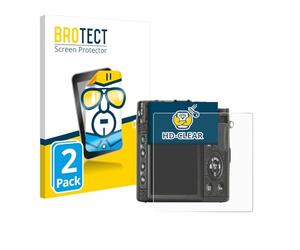 brotect Pellicola Protettiva per Fujifilm X10 Protezione Schermo (2 Pezzi) [Trasparente, Anti-Impronte]