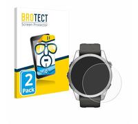 brotect Pellicola Protettiva per Garmin Fenix 7S Pro Solar | (42 mm) 2 Pezzi Chiara Protezione Schermo Made in Germany Trasparente Anti-Impronte