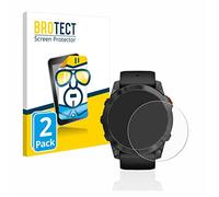 brotect Pellicola Protettiva per Garmin Fenix 7X Pro Solar | (51 mm) 2 Pezzi Chiara Protezione Schermo Made in Germany Trasparente Anti-Impronte