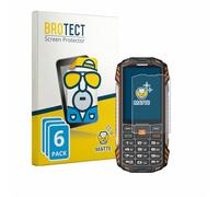 BROTECT Pellicola Protettiva per Hammer H Power Plus LTE | 6 Pezzi Opaca Protezione Schermo Made in Germany Anti-Riflesso Anti-Impronte Proteggi Schermo