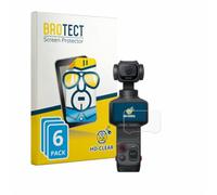 BROTECT Pellicola Protettiva per Insta360 Luna Pro | 6 Pezzi Chiara Protezione Schermo Made in Germany Trasparente Anti-Impronte