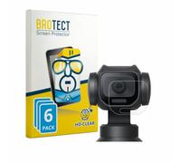 BROTECT Pellicola Protettiva per Insta360 Luna Pro | (Lente) 6 Pezzi Chiara Protezione Schermo Made in Germany Trasparente Anti-Impronte