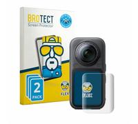 brotect Pellicola Protettiva per Insta360 X6 | 2 Pezzi Chiara Protezione Schermo Made in Germany Copertura Completa Full-Cover 3D Curvo