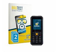 BROTECT Pellicola Protettiva per JCB Tradesman 4 | 2 Pezzi Chiara Protezione Schermo Made in Germany Trasparente Anti-Impronte