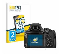 brotect Pellicola Protettiva per Nikon Coolpix P1100 | 2 Pezzi Chiara Protezione Schermo Made in Germany Trasparente Anti-Impronte