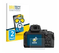 BROTECT Pellicola Protettiva per Nikon Coolpix P950 | 2 Pezzi Opaca Protezione Schermo Made in Germany Anti-Riflesso Anti-Impronte Proteggi Schermo