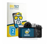 brotect Pellicola Protettiva per Olympus OM-D E-M10 Mark III | 2 Pezzi Opaca Protezione Schermo Made in Germany Anti-Riflesso Anti-Impronte Proteggi Schermo