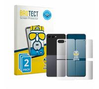 brotect Pellicola Protettiva per Samsung Galaxy Z Flip 8 | (Fronte+Retro) 2 Pezzi Opaca Protezione Schermo Made in Germany Anti-Riflesso Copertura Completa Full-Cover 3D Curvo
