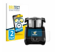 brotect Pellicola Protettiva per SilverCrest Monsieur Cuisine Smart BLACK EDITION Protezione Schermo (2 Pezzi) [Trasparente, Anti-Impronte]