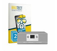brotect Pellicola Protettiva per TechniSat Digitradio 372 CD | 2 Pezzi Chiara Protezione Schermo Made in Germany Trasparente Anti-Impronte