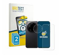 brotect Pellicola Protettiva per Xiaomi 17 Ultra (Fronte+Fotocamera) Protezione Schermo (2 Pezzi) [Trasparente, Anti-Impronte]