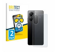 brotect Pellicola Protettiva per Xiaomi Poco X7 Pro | (Posteriore) 2 Pezzi Opaca Protezione Schermo Made in Germany Anti-Riflesso Anti-Impronte Proteggi Schermo