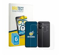 brotect Pellicola Protettiva per Xiaomi Poco X8 Pro Max | (Fronte+Retro) 6 Pezzi Chiara Protezione Schermo Made in Germany Trasparente Anti-Impronte
