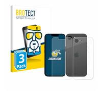 brotect Pellicola Protettiva Vetro per Apple iPhone 16e / 17e Protezione Schermo (3 Pezzi) [Durezza Estrema 9H, Chiaro]