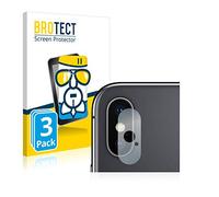 brotect Pellicola Protettiva Vetro per Apple iPhone Xs (SOLO Fotocamera) Protezione Schermo (3 Pezzi) [Durezza Estrema 9H, Chiaro]
