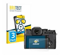 brotect Pellicola Protettiva Vetro per Fujifilm X-T2 Protezione Schermo (3 Pezzi) [Durezza Estrema 9H, Chiaro]