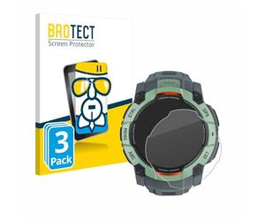 brotect Pellicola Protettiva Vetro per Garmin Instinct 3 AMOLED/Solar (45 mm) Protezione Schermo [Durezza Estrema 9H, Chiaro]