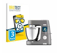 brotect Pellicola Protettiva Vetro per Kenwood Titanium Chef Patissier XL Protezione Schermo (3 Pezzi) [Durezza Estrema 9H, Chiaro]