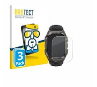 brotect Pellicola Protettiva Vetro per Kospet Tank M4 Protezione Schermo (3 Pezzi) [Durezza Estrema 9H, Chiaro]