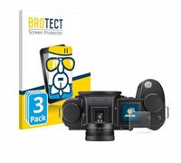 brotect Pellicola Protettiva Vetro per Leica SL3 / SL3-S (display a spalla) Protezione Schermo (3 Pezzi) [Durezza Estrema 9H, Chiaro]