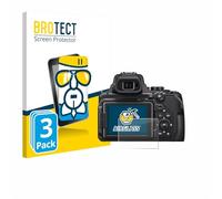 brotect Pellicola Protettiva Vetro per Nikon Coolpix P1000 / P1100 Protezione Schermo (3 Pezzi) [Durezza Estrema 9H, Chiaro]