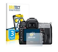 brotect Pellicola Protettiva Vetro per Nikon D7000 Protezione Schermo (3 Pezzi) [Durezza Estrema 9H, Chiaro]
