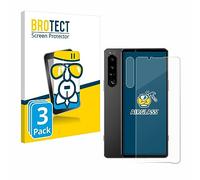 brotect Pellicola Protettiva Vetro per Sony Xperia 1 IV (Fronte+Fotocamera) Protezione Schermo (3 Pezzi) [Durezza Estrema 9H, Chiaro]