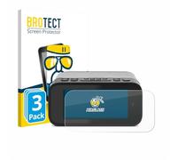 brotect Pellicola Protettiva Vetro per TechniSat Digitradio 52 BT Protezione Schermo (3 Pezzi) [Durezza Estrema 9H, Chiaro]