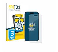 brotect Pellicola Vetro Opaca per Apple iPhone 15/15 Pro (3 Pezzi) Protezione Schermo [Anti-Riflesso, Durezza 9H]