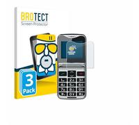 brotect Pellicola Vetro Opaca per bea-fon Fold 10 LTE (3 Pezzi) Protezione Schermo [Anti-Riflesso, Durezza 9H]